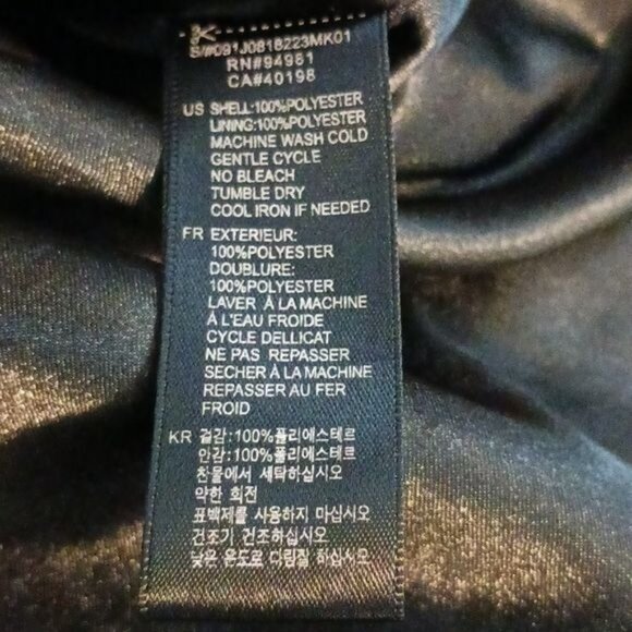 Strapless Pleated Mini Dress‎ Teal & Black Pockets Size 4 - Picture 13 of 13